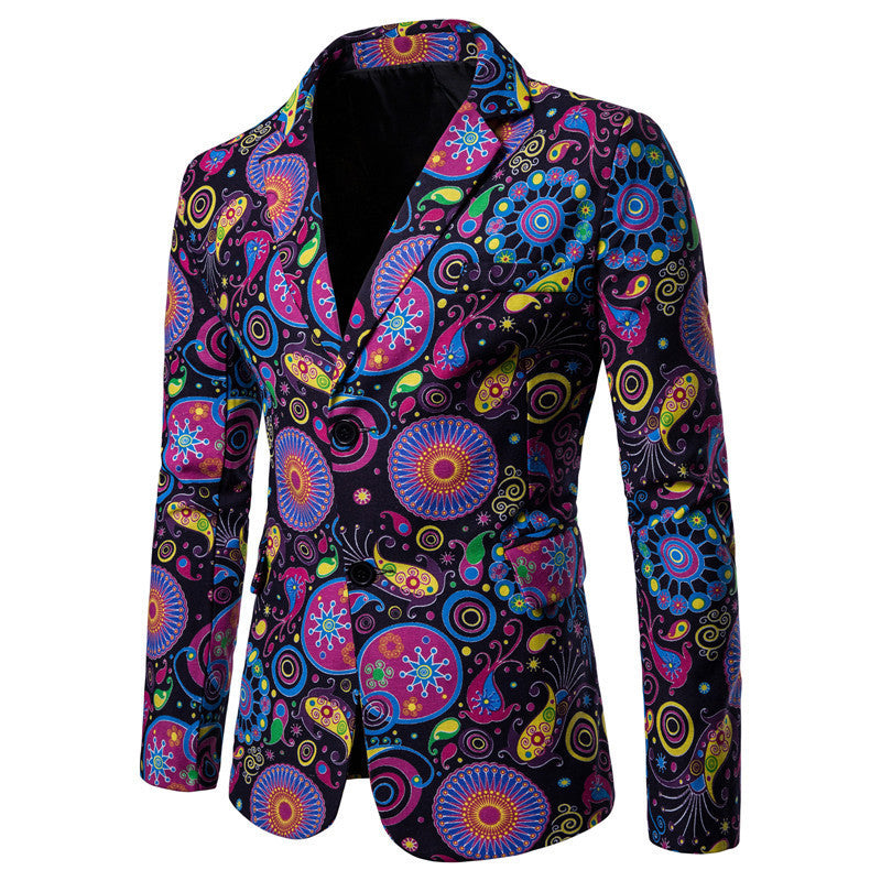 Men's Ethnic Style Slim Formal Jacket