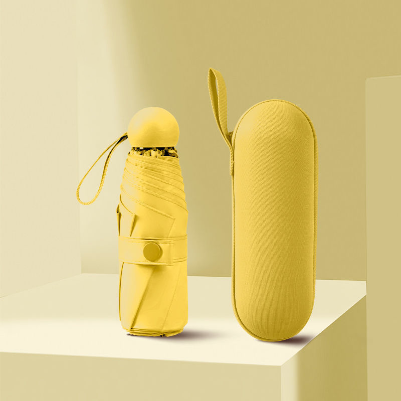 Pocket Capsule Folding Umbrella Sun Umbrella