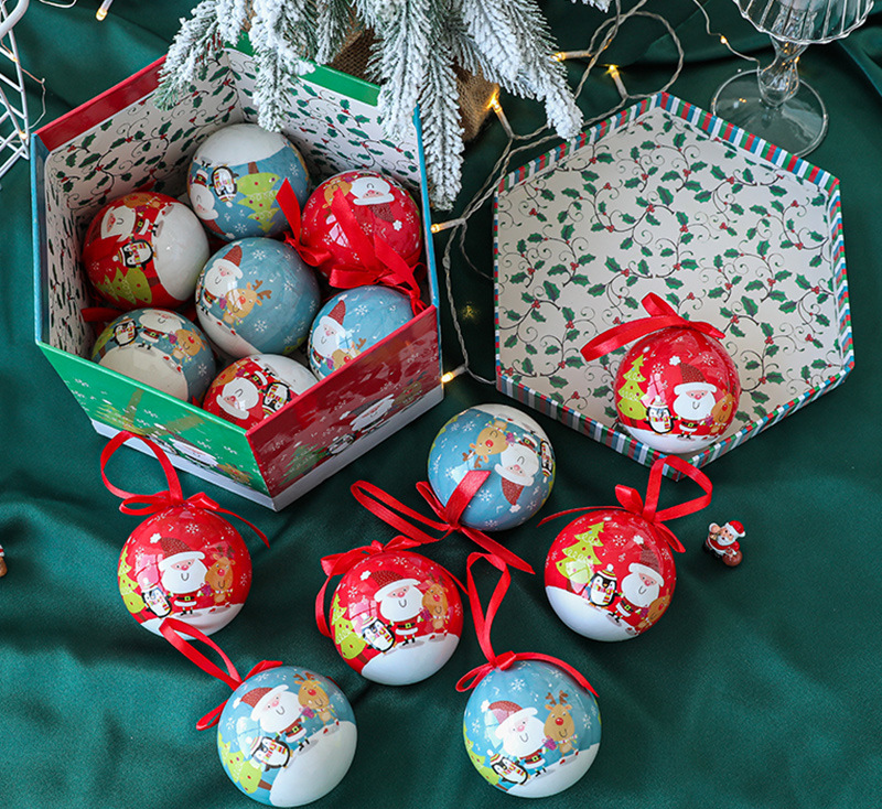 Christmas Snowflake Snowman Bubble Christmas Tree Ornament