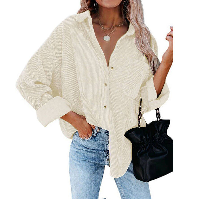 Women's Corduroy Shirt Jacket