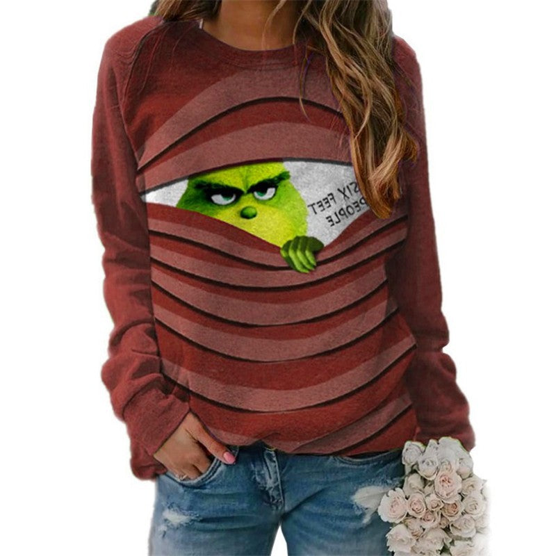 Women's Six Feet People Christmas Sweatshirt