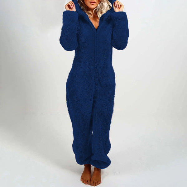 Winter Plush All-in-One Pajamas For Women