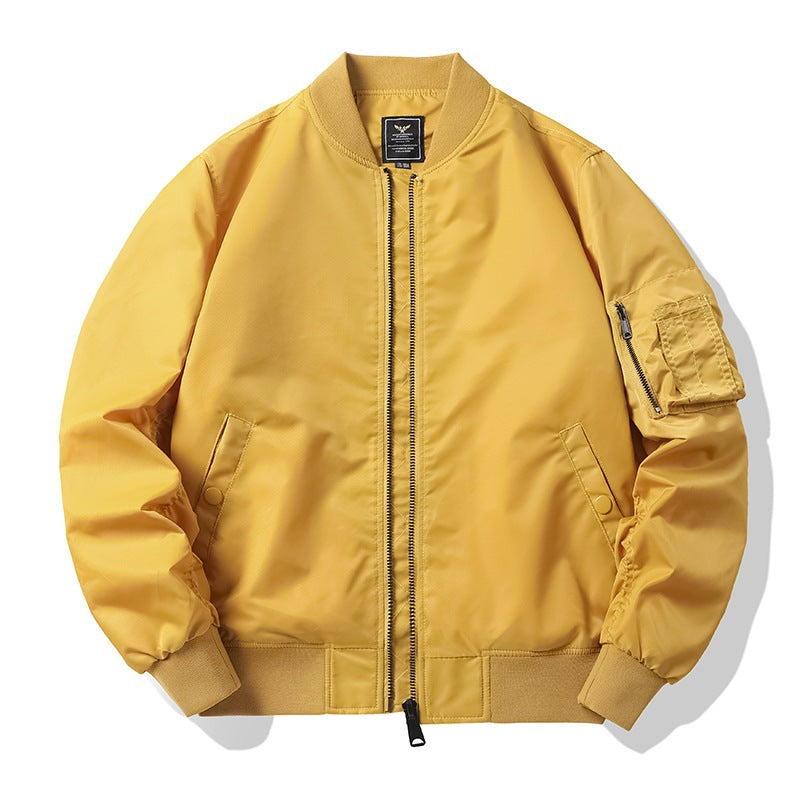 Men's Casual Loose Bomber Jacket