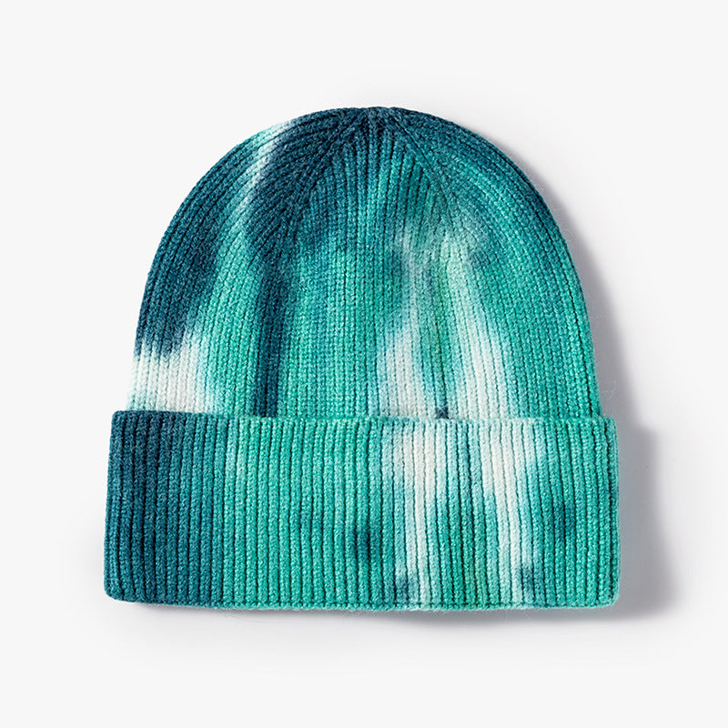 Unisex Fashion Tie-dye Knitted Hat