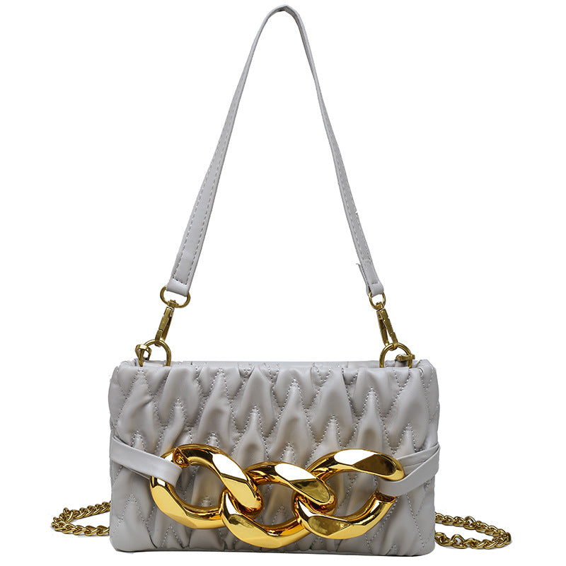 Woman Fold Chain Cross-border Small Square Bag