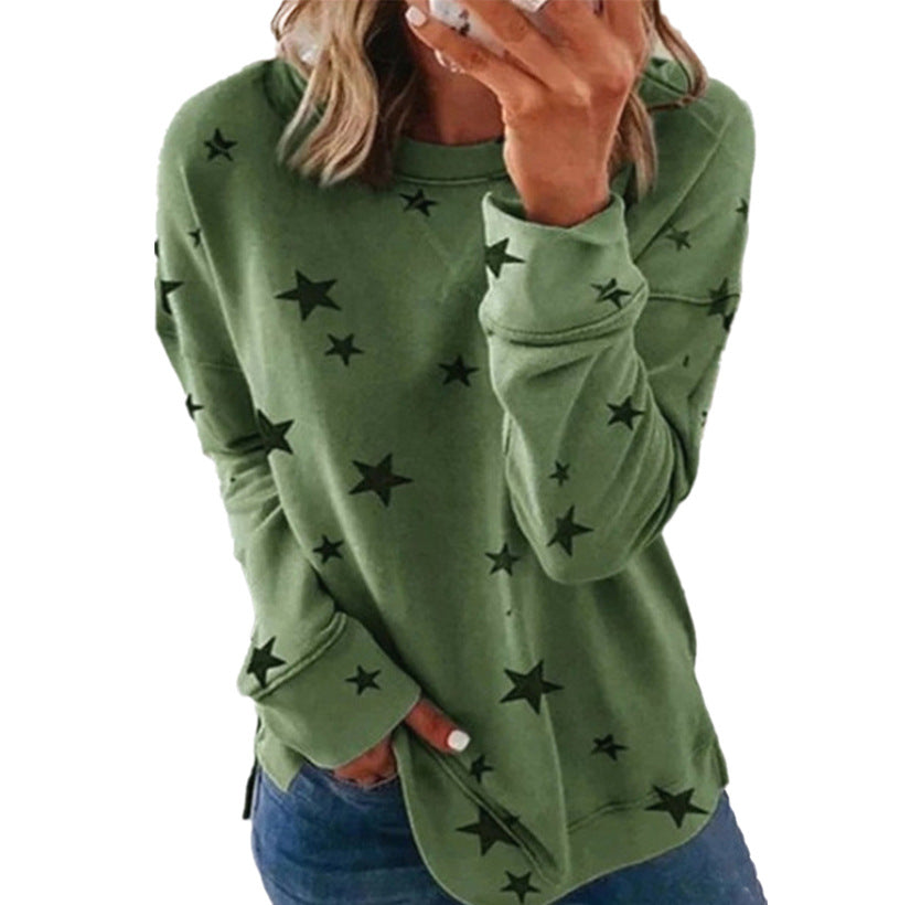 Women's Loose Plus Size Long Sleeve T-Shirt