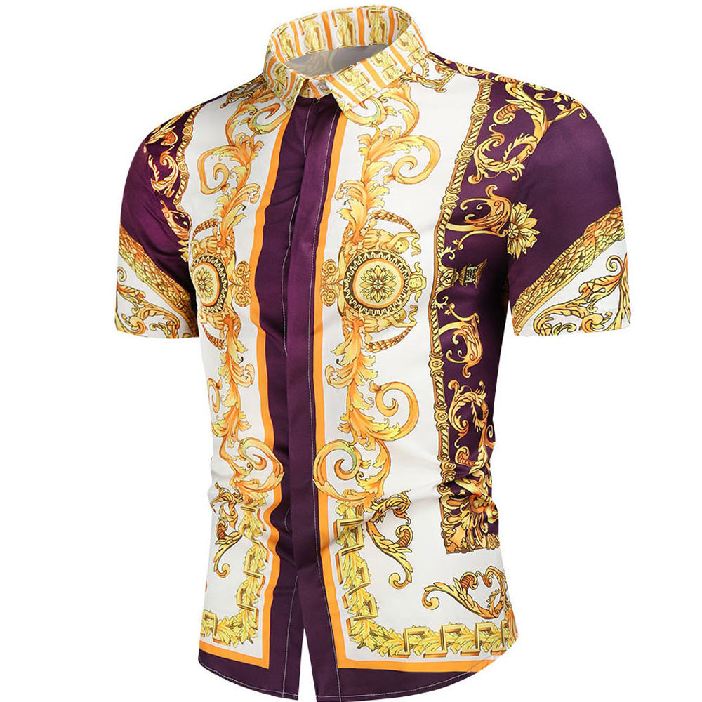 Men's Short Sleeve Printed Shirt