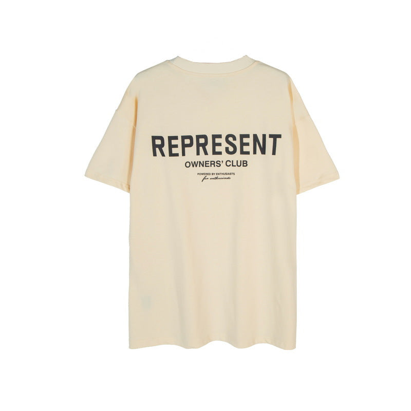 REPRESENT Unisex Casual Short Sleeve T-Shirt