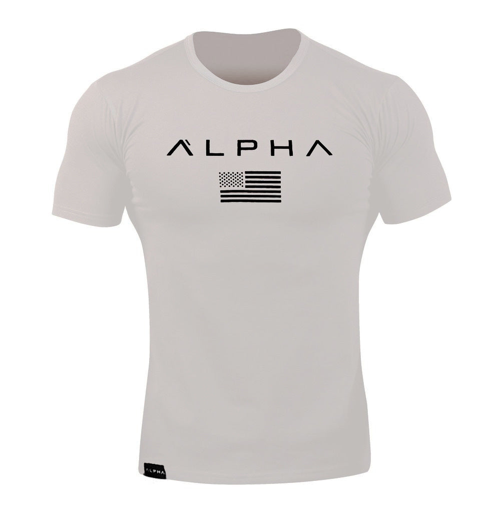 Men's Running Training Stretch Short Sleeve T-shirt
