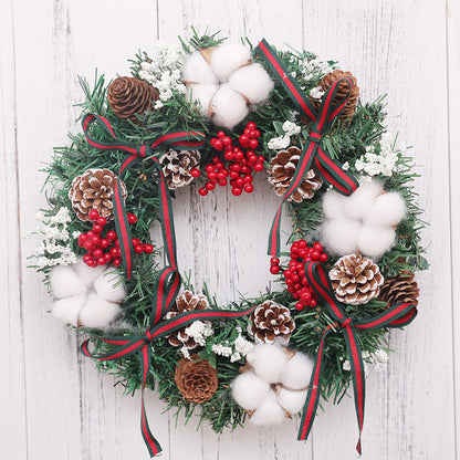 Christmas Wreath Simulation Garland Holiday Decoration