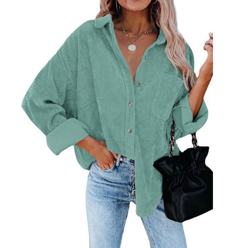 Women's Corduroy Shirt Jacket