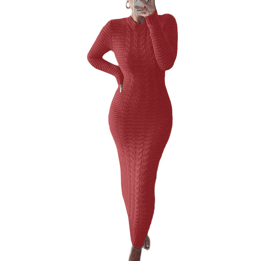 Women's Casual Knit Slim Dress
