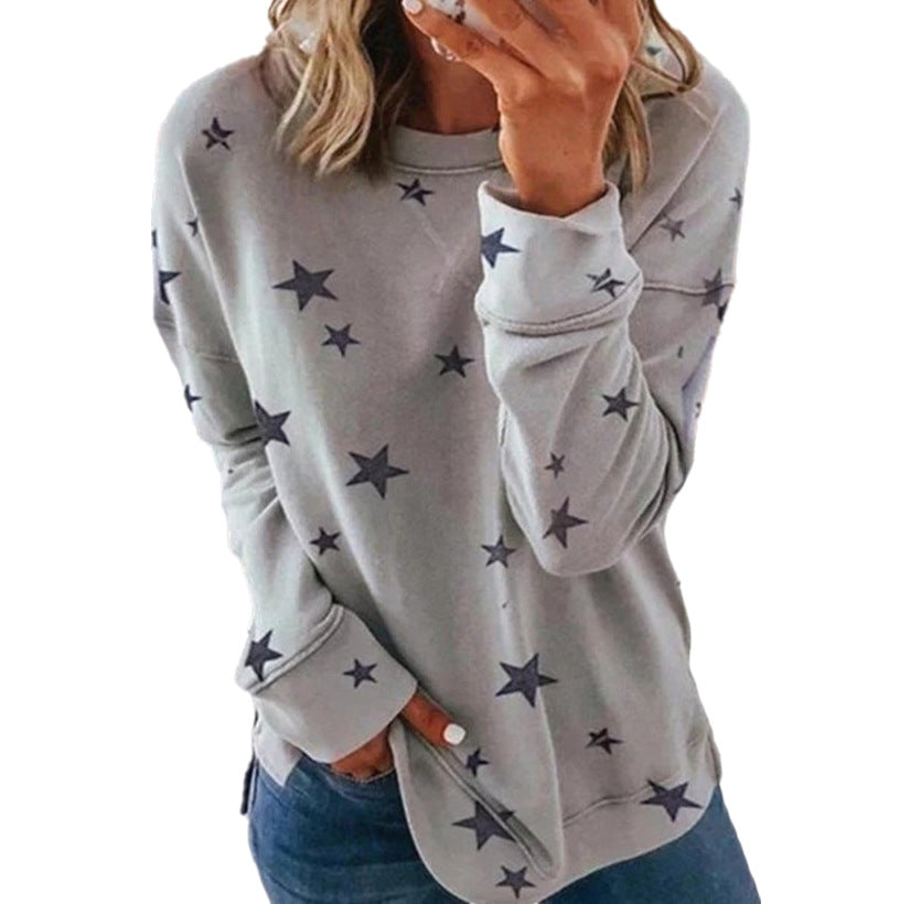 Women's Loose Plus Size Long Sleeve T-Shirt