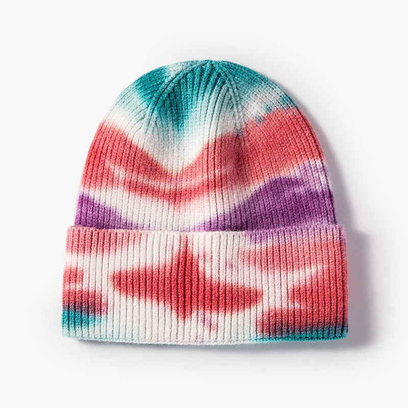 Unisex Fashion Tie-dye Knitted Hat