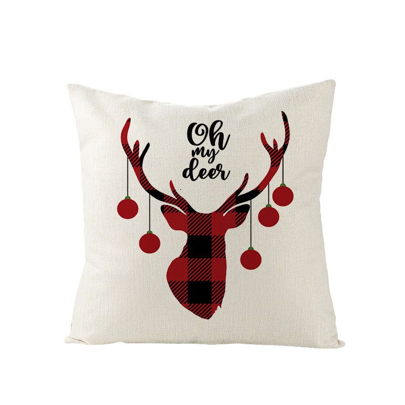 Christmas Pattern Printing Pillowcase