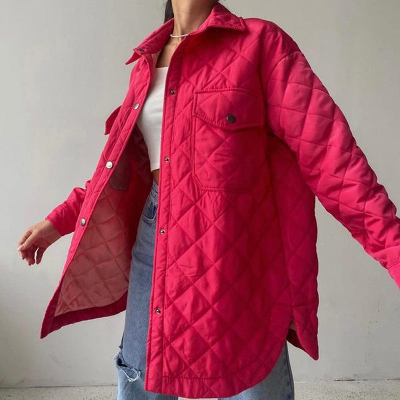 Winter Casual Lace-Up Cardigan Jacket For Women