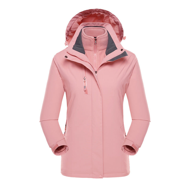 Unisex Three Piece Set Skiing Jackets Waterproof Jacket Outdoor