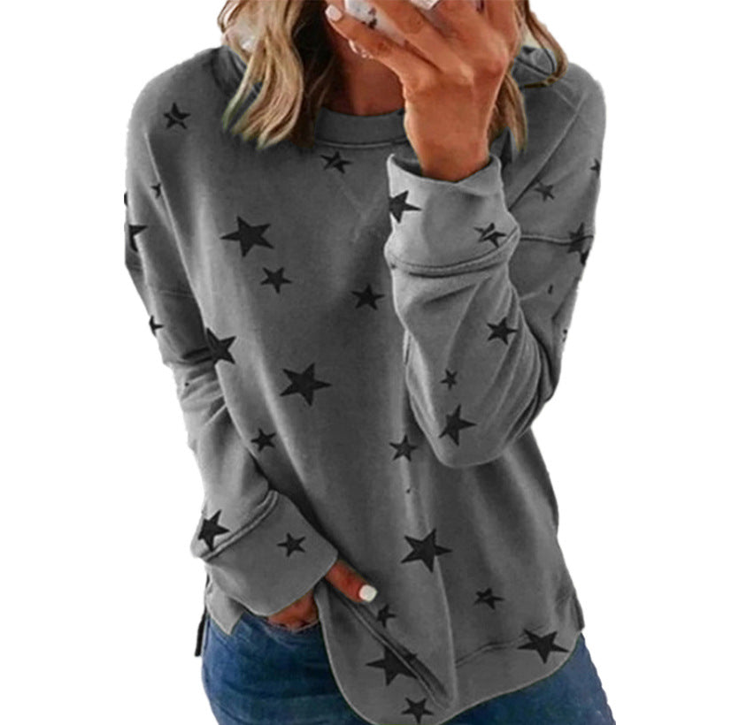 Women's Loose Plus Size Long Sleeve T-Shirt