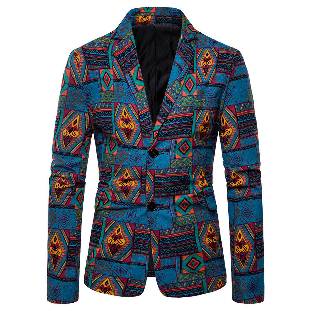 Men's Ethnic Style Slim Formal Jacket