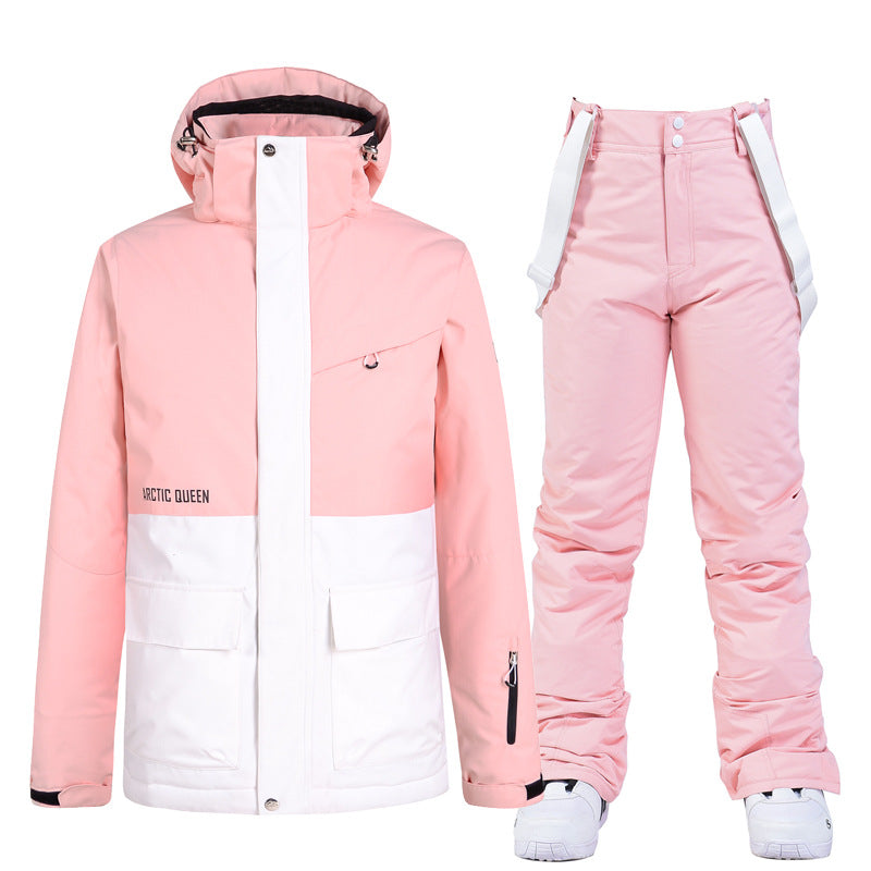 Ski Jacket And Pants Set Windproof And Warm Ski Suits