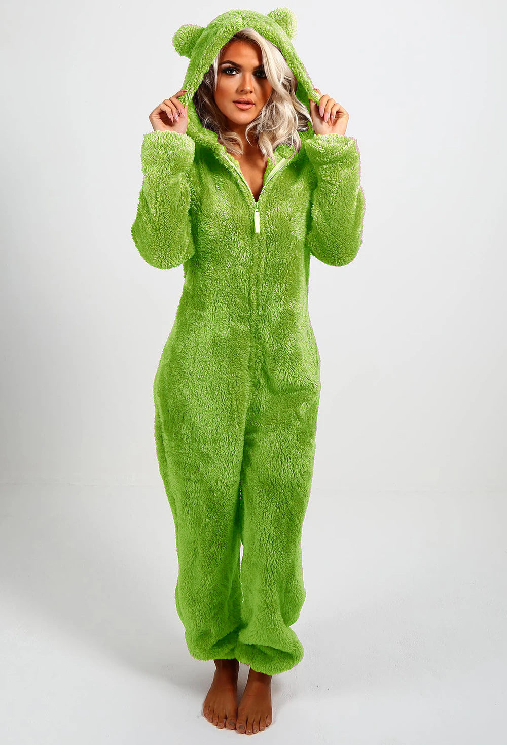Winter Plush All-in-One Pajamas For Women