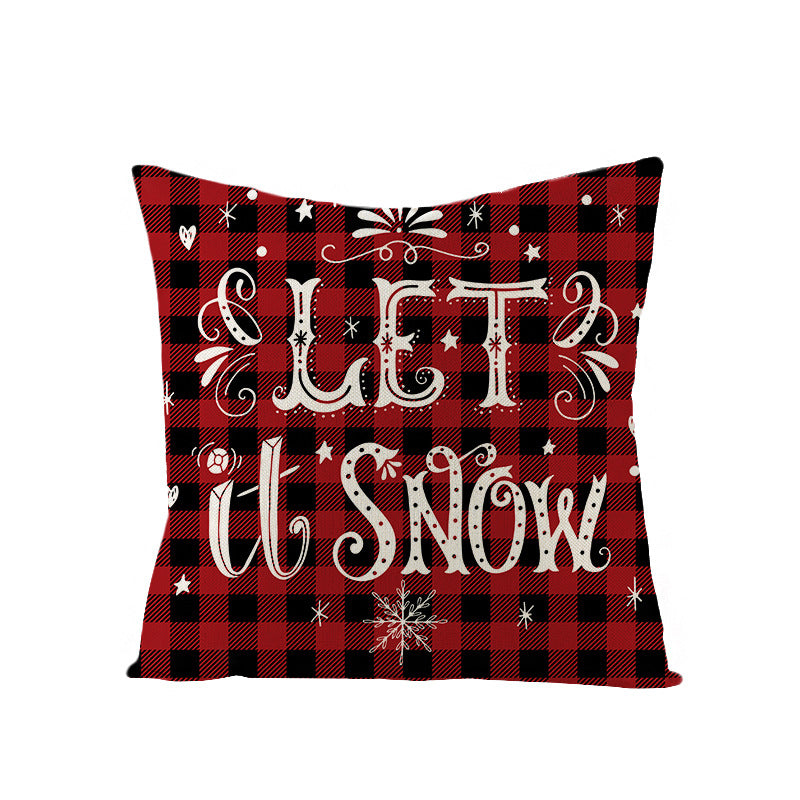 Christmas Pattern Printing Pillowcase