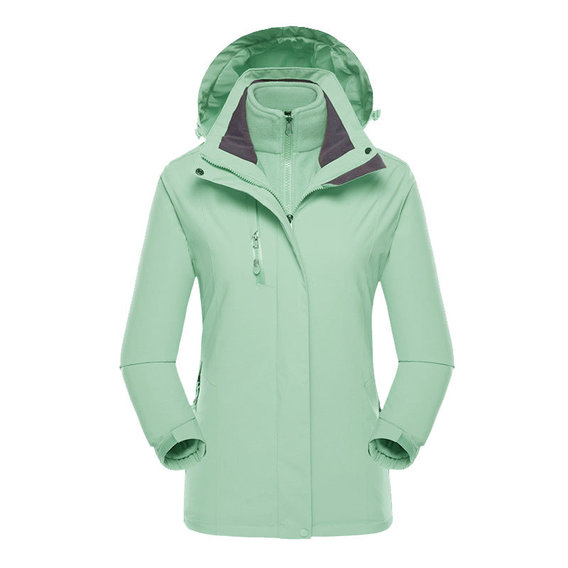Unisex Three Piece Set Skiing Jackets Waterproof Jacket Outdoor