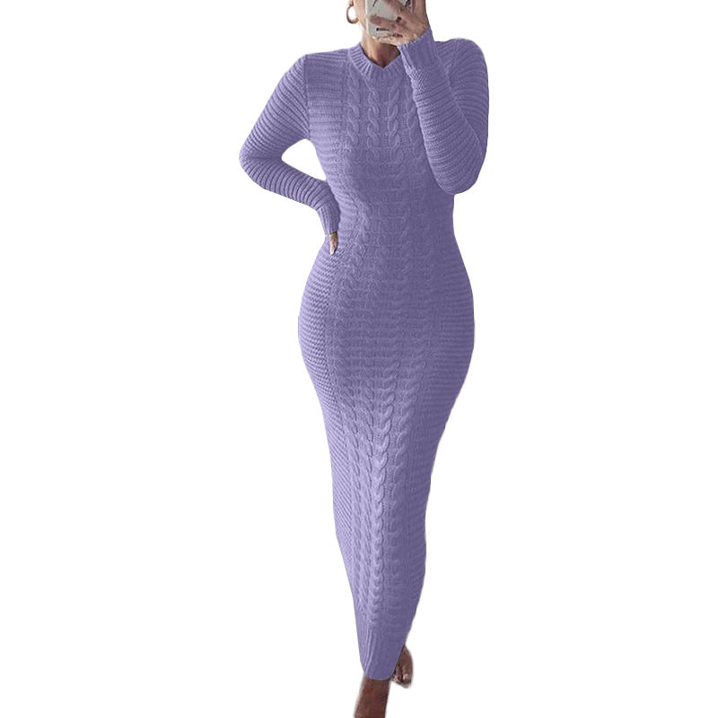 Women's Casual Knit Slim Dress