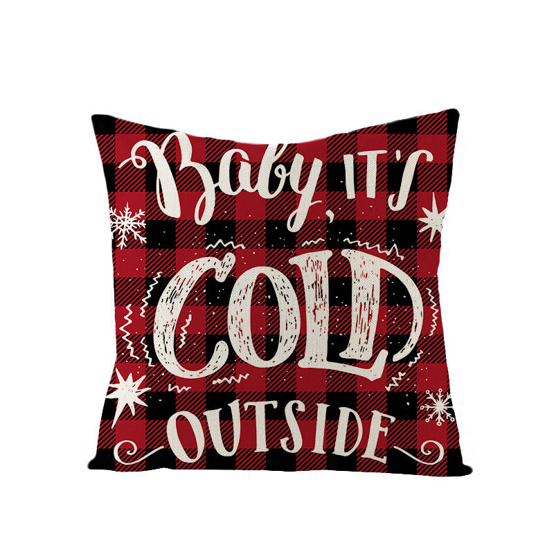Christmas Pattern Printing Pillowcase
