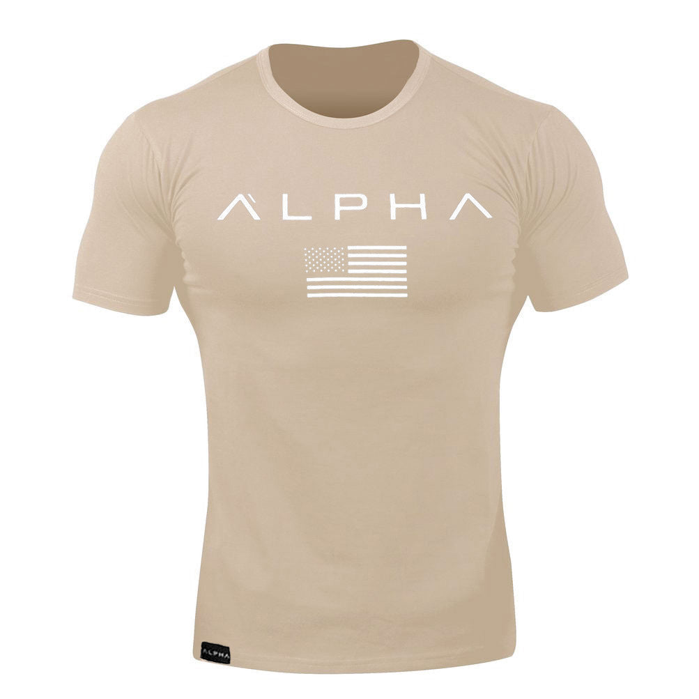 Men's Running Training Stretch Short Sleeve T-shirt