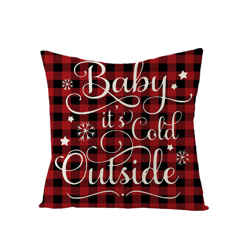 Christmas Pattern Printing Pillowcase