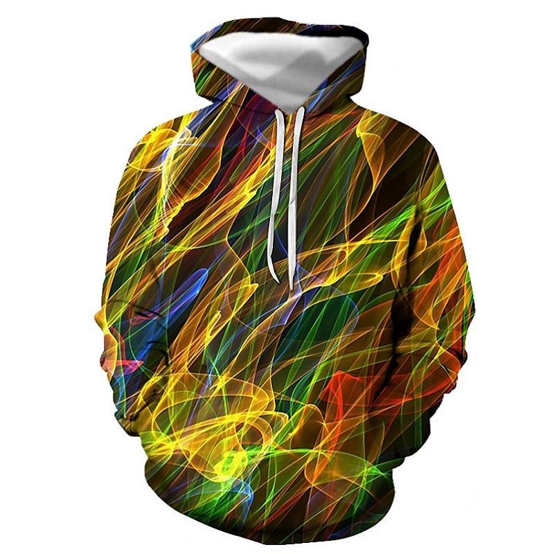 Men's Sweatshirt 3D Abstract T-Shirt Printed Long Sleeves