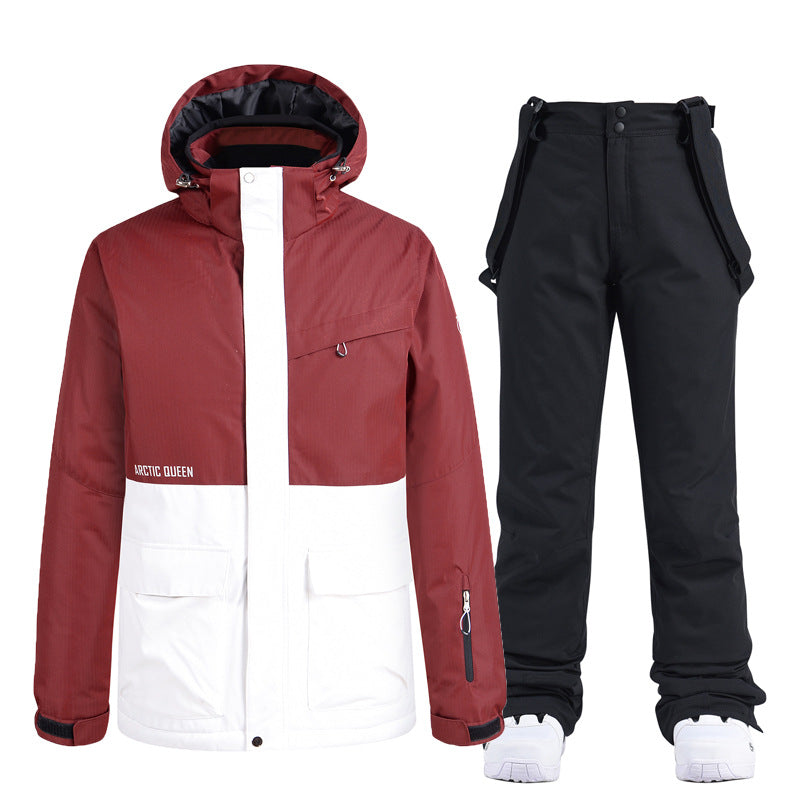 Ski Jacket And Pants Set Windproof And Warm  Ski Suits