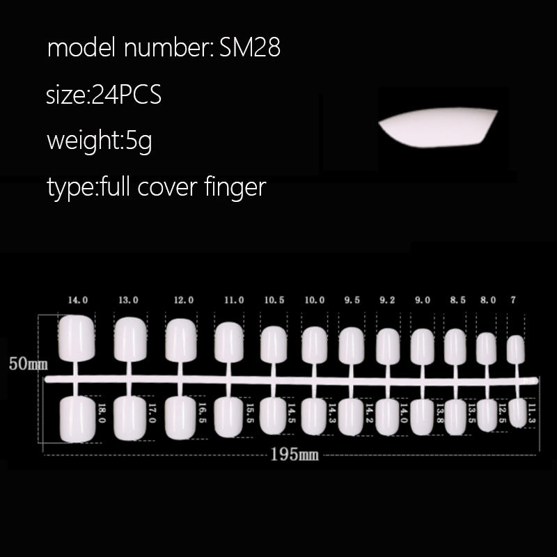 Nail Patch DIY Nail Art Finished Disassembly Wearable