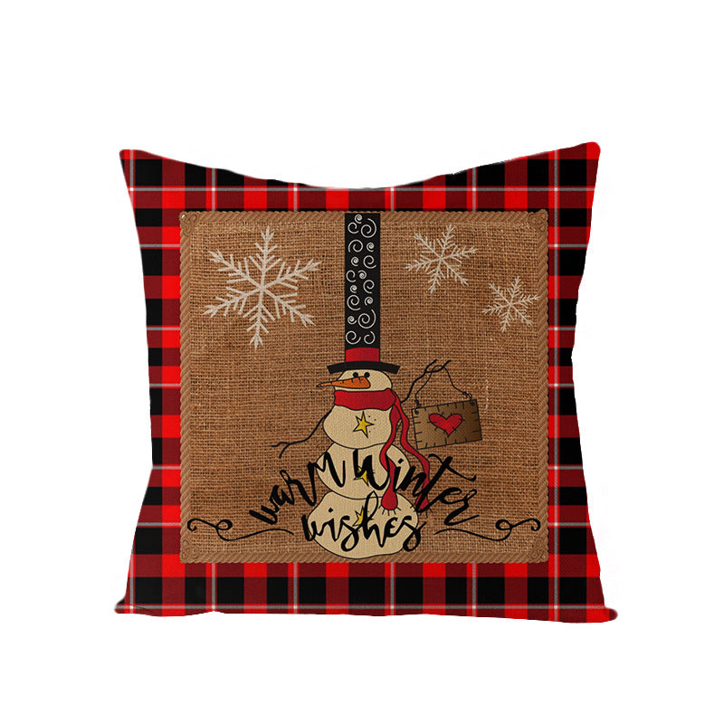 Christmas Pattern Printing Pillowcase