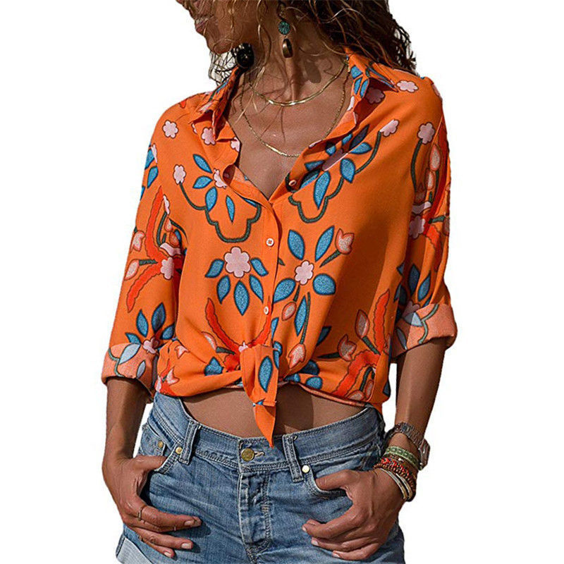 Woman Blouse Is Thin And Elegant Chiffon Shirt
