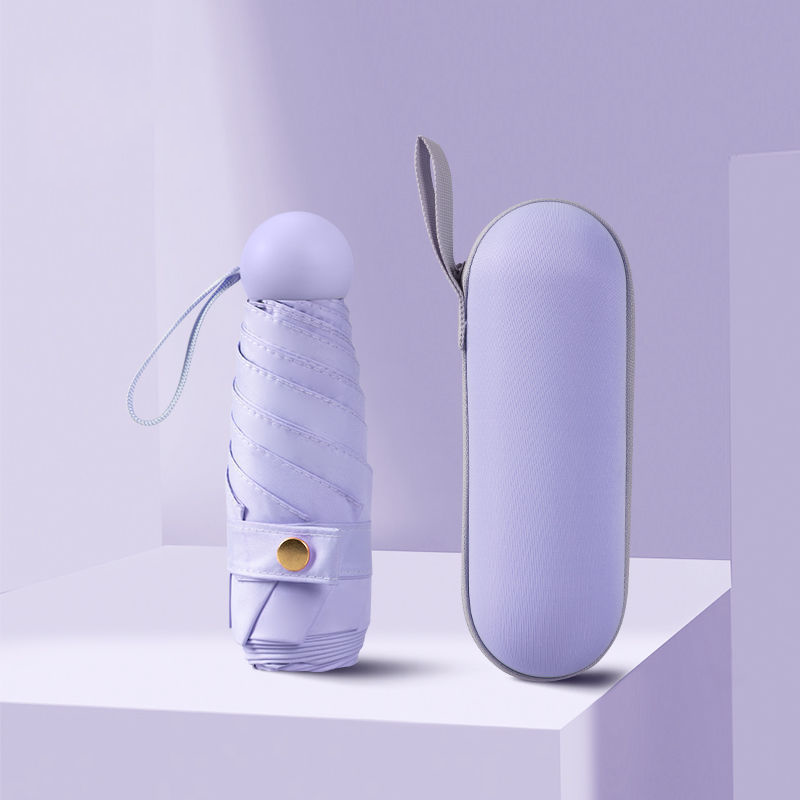 Pocket Capsule Folding Umbrella Sun Umbrella