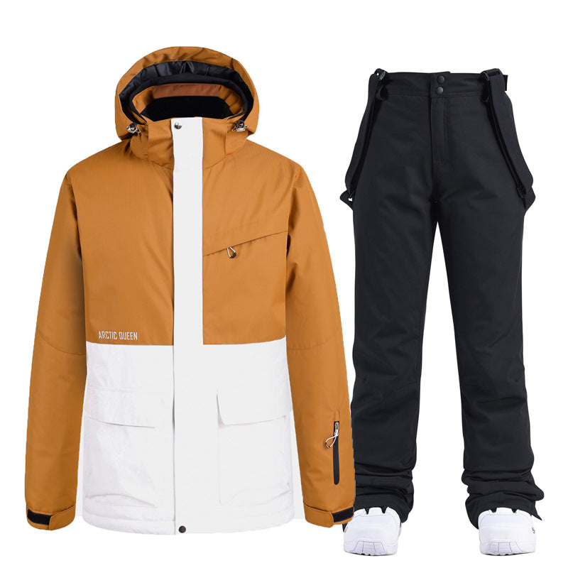 Ski Jacket And Pants Set Windproof And Warm Ski Suits