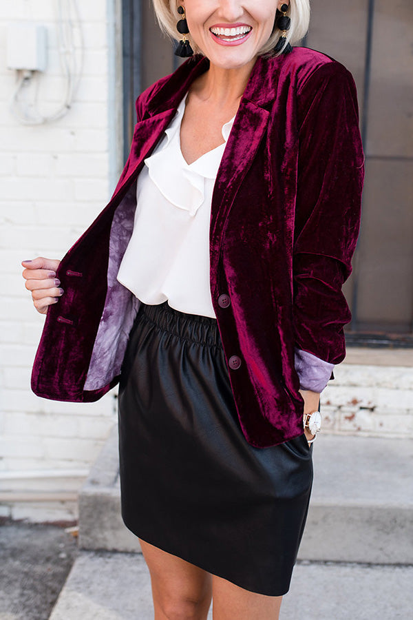Women's Chic Influencer Velvet Jackets