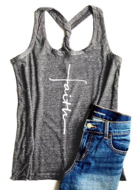 Faith Racerback Women's Shirt Tank Top