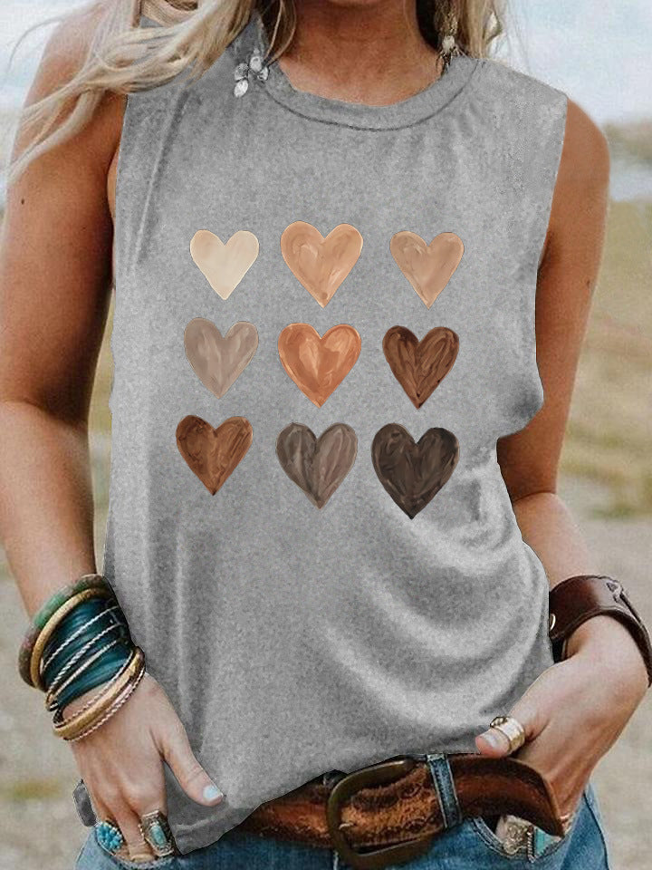 Women's Shirt Be Kind Heart Tank Top