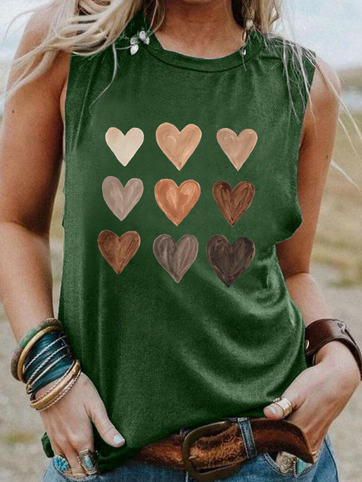 Women's Shirt Be Kind Heart Tank Top