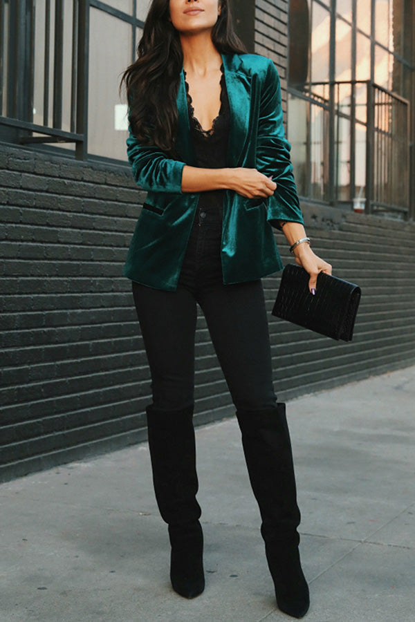 Women's Chic Influencer Velvet Jackets