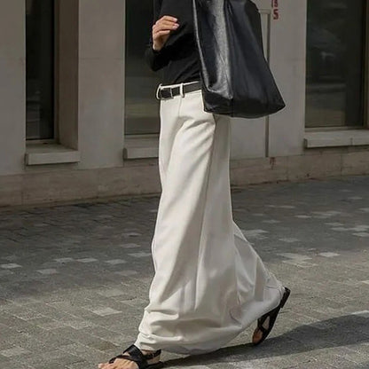 Women's Maxi White Commuter Skirt