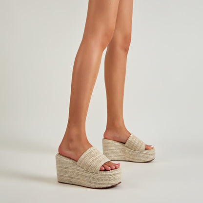 Women's Wedge Fish Head Outdoor Sandals