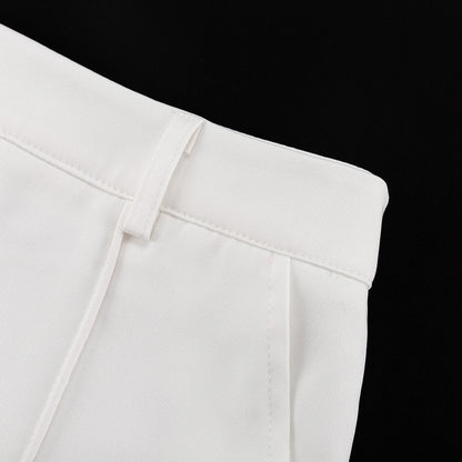 Women's Maxi White Commuter Skirt
