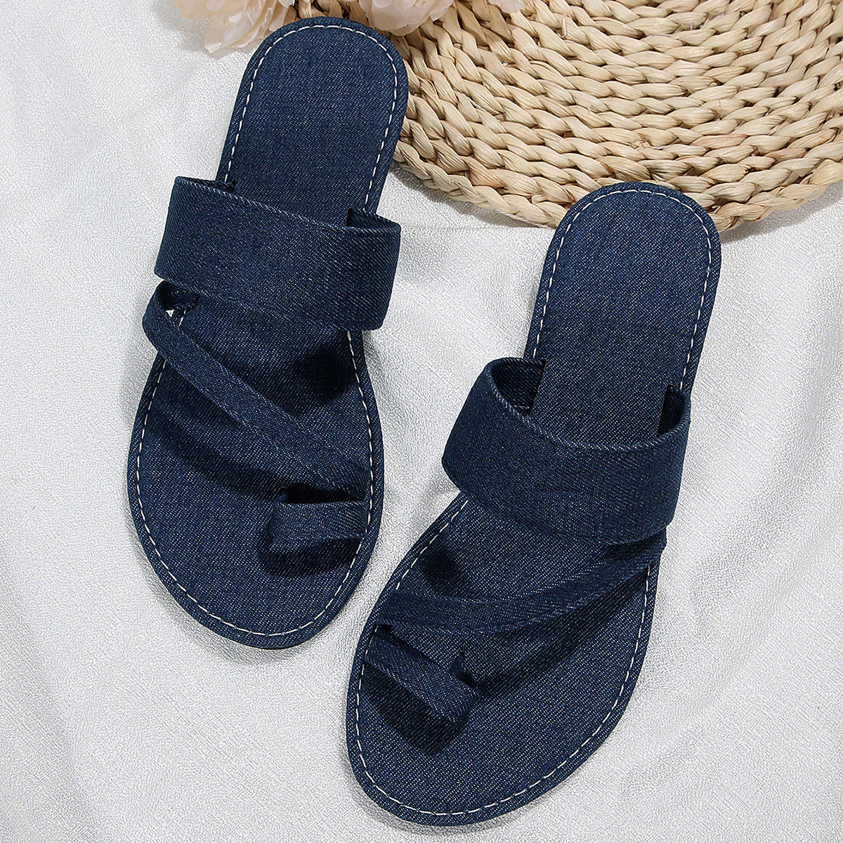 Women's Outdoor Denim Slippers