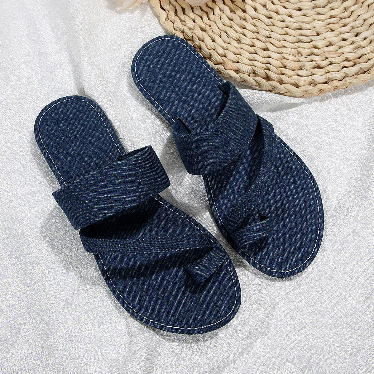 Women's Outdoor Denim Slippers