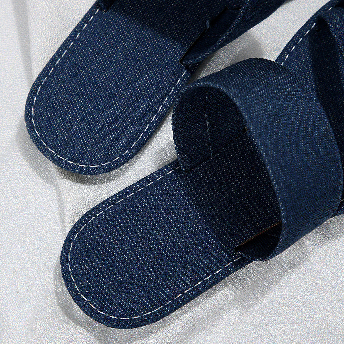 Women's Outdoor Denim Slippers