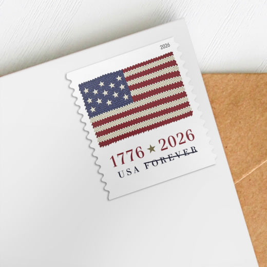 2026 US Flag Classic Booklet of 20 Forever Stamps